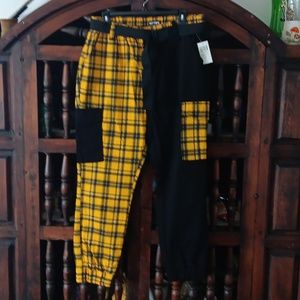 Hot Topic Split Leg Unisex Joggers NWT